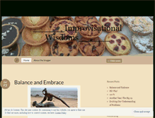 Tablet Screenshot of improvisationalwisdoms.wordpress.com