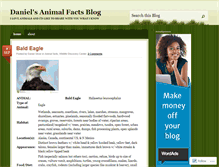 Tablet Screenshot of danielsanimals.wordpress.com