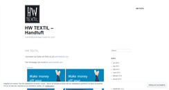 Desktop Screenshot of hwtextil.wordpress.com