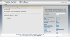 Desktop Screenshot of pragmasynesi.wordpress.com