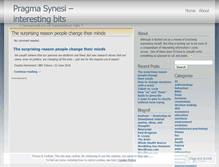 Tablet Screenshot of pragmasynesi.wordpress.com
