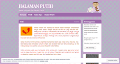 Desktop Screenshot of halamanputih.wordpress.com