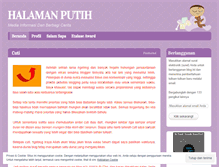 Tablet Screenshot of halamanputih.wordpress.com