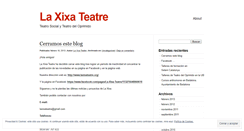 Desktop Screenshot of laxixateatre.wordpress.com