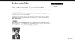 Desktop Screenshot of corruptionfighter.wordpress.com