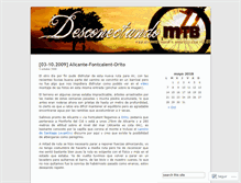 Tablet Screenshot of desconectandomtb.wordpress.com