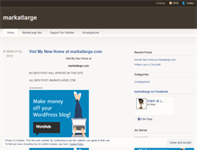 Tablet Screenshot of markatlarge.wordpress.com