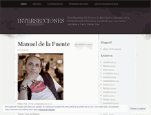 Tablet Screenshot of interseccionespoesia.wordpress.com