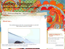 Tablet Screenshot of lindseylike.wordpress.com