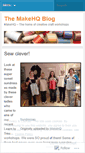 Mobile Screenshot of makehq.wordpress.com