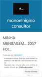 Mobile Screenshot of manoelhiginoconsultor.wordpress.com