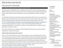 Tablet Screenshot of masinoija.wordpress.com