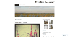 Desktop Screenshot of creativerecovery.wordpress.com