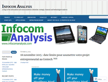 Tablet Screenshot of infocomanalysis.wordpress.com