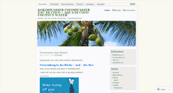 Desktop Screenshot of cocoswasser.wordpress.com