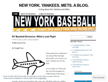 Tablet Screenshot of nybaseball.wordpress.com