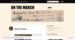 Desktop Screenshot of onthemarch.wordpress.com