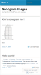 Mobile Screenshot of nonogram.wordpress.com