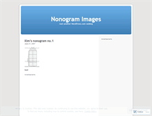 Tablet Screenshot of nonogram.wordpress.com