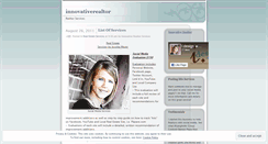 Desktop Screenshot of innovativerealtor.wordpress.com