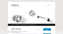 Desktop Screenshot of fumikoito2010ecal.wordpress.com