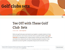 Tablet Screenshot of golfclubssetses.wordpress.com