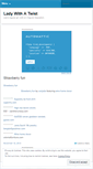 Mobile Screenshot of ladywithatwist.wordpress.com