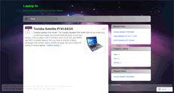 Desktop Screenshot of laptopin.wordpress.com
