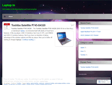 Tablet Screenshot of laptopin.wordpress.com