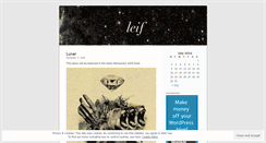 Desktop Screenshot of leifleif.wordpress.com