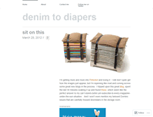 Tablet Screenshot of denimtodiapers.wordpress.com