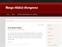 Tablet Screenshot of mangaaddictsanonymous.wordpress.com