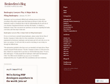 Tablet Screenshot of bcnlawfirm.wordpress.com