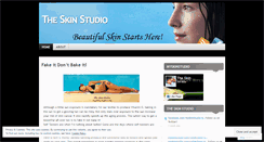 Desktop Screenshot of myskinstudio.wordpress.com