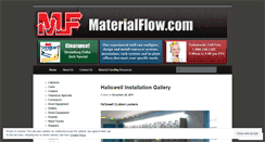 Desktop Screenshot of materialflow.wordpress.com