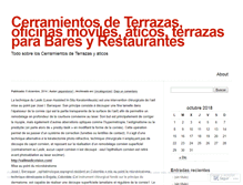 Tablet Screenshot of cerramientosdeterrazasyaticos.wordpress.com