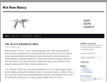 Tablet Screenshot of notnownancy.wordpress.com