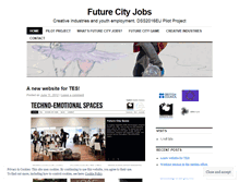 Tablet Screenshot of futurecityjobsdss2016eu.wordpress.com