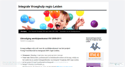 Desktop Screenshot of integralevroeghulp.wordpress.com