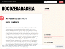Tablet Screenshot of hocozexadagela.wordpress.com