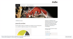 Desktop Screenshot of julieillustration.wordpress.com