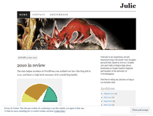 Tablet Screenshot of julieillustration.wordpress.com