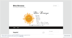 Desktop Screenshot of blissbonanza.wordpress.com