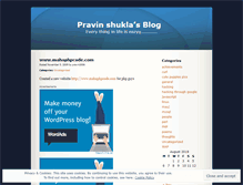 Tablet Screenshot of pravin2006.wordpress.com