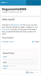 Mobile Screenshot of flogunsemfai8595.wordpress.com
