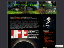 Tablet Screenshot of coyotescribe.wordpress.com