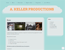 Tablet Screenshot of akellerproductions.wordpress.com