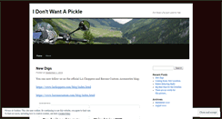 Desktop Screenshot of idontwantapickle.wordpress.com