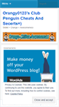 Mobile Screenshot of orangy0123.wordpress.com