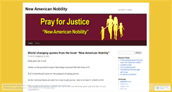 Desktop Screenshot of newamericannobility.wordpress.com